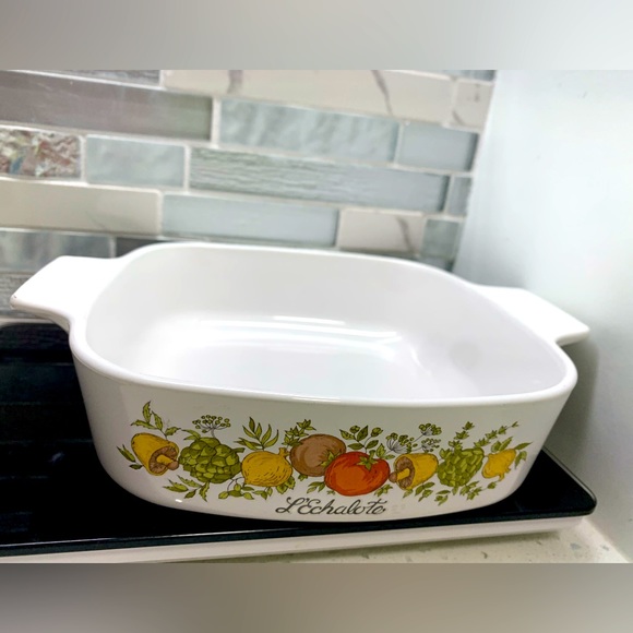 Corningware Kitchen Vtg Lechalote Spice Of Life Corning Ware Quart Casserole Dish A1b 279 Ma